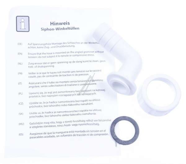 Haas Tube Spout - 2250 Elbow Fitting 90° Plastic Female Thread To