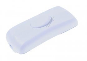 Power Cord Switch - Switch White 2a - 1 Pin Power Cord Switch - Switch White 2a - 1 Pin