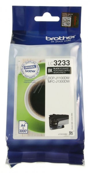 Brother Cartridge - Lc3233bk Black Ink Cartridge