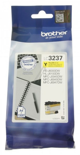 Brother Cartridge - Tintenpatrone, Gelb, 1,5k