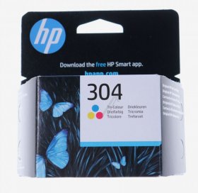 Hewlett Packard Cartridge - No 304 N9k05ae#uus Hp Ink Color 100 Pages No 304 Hewlett Packard Cartridge - No 304 N9k05ae#uus Hp Ink Color 100 Pages No 304