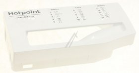 Handle - C00536354 488000536354 Drawer Handle Global White Natis [Whirlpool Indesit]