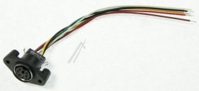 Cui Devices S-vhs Plug Connections - Md-60pl100 Mini Din 6pin Buchse Cui Devices S-vhs Plug Connections - Md-60pl100 Mini Din 6pin Buchse