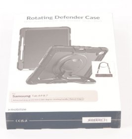Mobilize Leather Bag Gsm - 29969 Mobilize Rotatable Defender Case With Stand Function For Samsung Galaxy Tab A9 8 7 Black