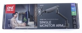 One For All Monitor Holder - Dm7110 Monitor Halterung Design Single Black One For All Monitor Holder - Dm7110 Monitor Halterung Design Single Black