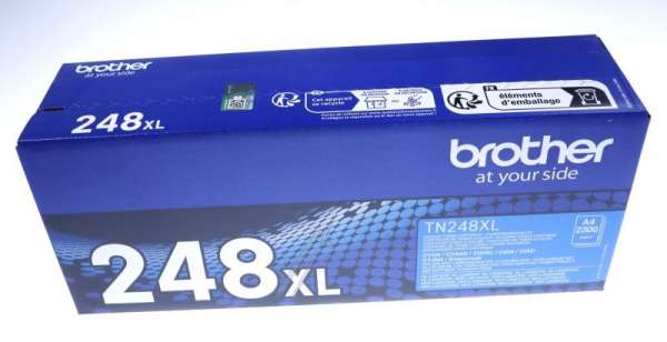 Brother Toner Cartridge - Tn-248 Xl C Toner Cartridge Cyan 2 3k