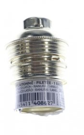 Inotech Socket - 140862 Douille B22 Acier LaitonnÉ A Double Bague