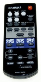 Yamaha Ir remote Control - Fsr80 Zg807600 Remote Control Yamaha Ir remote Control - Fsr80 Zg807600 Remote Control