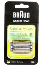 Braun Shaver Head - 32b 80712387 Combi Pack New Combi Pack Series 3+ And Series 3 Proskin 300-320-340