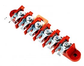 Connection Clamp - 140076161029 Connector Mains Cable 6 Pole [Electrolux Aeg]