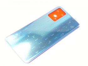 Realme Battery Compartment Lid - 3052470 Battery Cover Ab279 Blue With Cushion + Silk Screen Dt