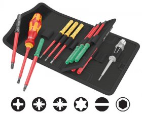 Wera Screw Driver Set - Kk Vde 16 Universal Schraubendrehersatz Kk Vde 16 Universal 1 Tool Finder - 05006607001 Wera Screw Driver Set - Kk Vde 16 Universal Schraubendrehersatz Kk Vde 16 Universal 1 Tool Finder - 05006607001