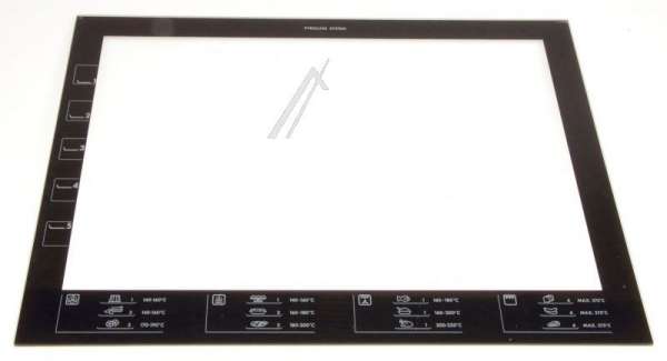 Glass Plate For Oven - 3874366093 Glass Silkscreened 504mm X 397 [Electrolux Aeg]