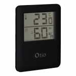 Digital Thermometer - 936054 ThermomÈtre - HygromÈtre IntÉrieur MagnÉtique - Noir