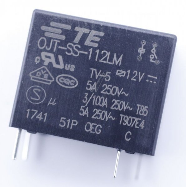 Te Connectivity Pcb Relay To 12v - 12vdc 5a-250vac Ojt-ss-112lm Relais 1 Schliesser 1461492-5