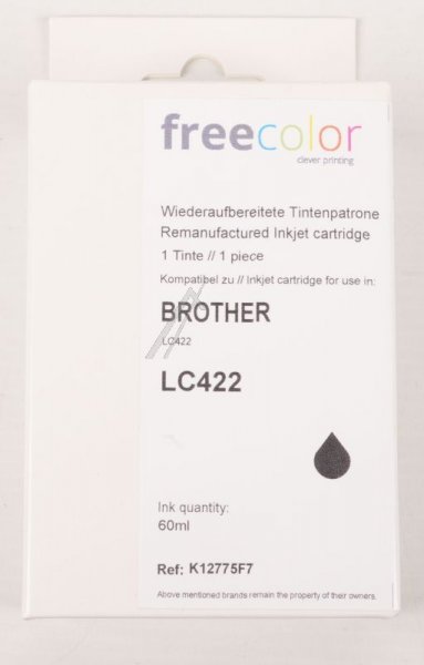 Cartridge - K12775f7 Ink Cartridge Black 60ml