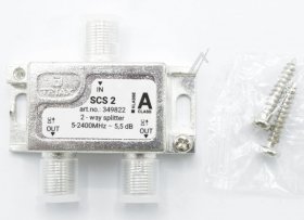 Triax Sat-, Bk- And Terrestrial Div - Scs 3 349823 3-way Distributor Triax Sat-, Bk- And Terrestrial Div - Scs 3 349823 3-way Distributor