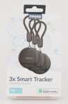 Beeep Communicator - 80553 Beeep Betag Find My Tracker Black & Keychain Black - 3-pack