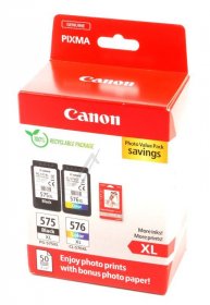 Canon Cartridge - 5437c006 Canon 5437c006-pg-575xl-cl-576xl Pvp Bk c m y Ink
