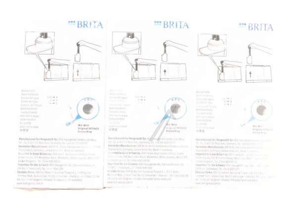 Water Filter - 17008836 Water Filter Brita Intenza Water Filter For Coffee Machines Contents: 3x Water Filter [Bosch Siemens]