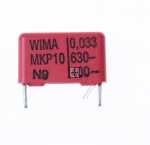 Wima Pulse Capacitors - 0 033uf-630v Mkp1j023304b00kssd Mkp10-pulse Capacitor Rm=15 -rohs-compliant-