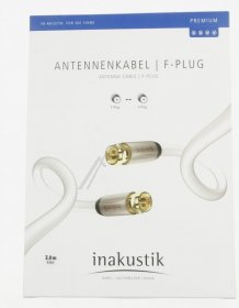 Inakustik Sat Connecting Cable - Premium Hdtv Antenne F -tecker - F-stecker 3,0m Inakustik Sat Connecting Cable - Premium Hdtv Antenne F -tecker - F-stecker 3,0m
