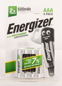 Energizer Microcell-battery 1.2v - Lr03 E301375707 Nimh Universal Battery Micro (aaa) 600mah Precharged Chp 4 Pieces Energizer Microcell-battery 1.2v - Lr03 E301375707 Nimh Universal Battery Micro (aaa) 600mah Precharged Chp 4 Pieces