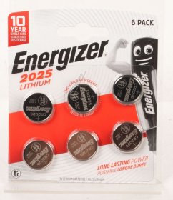 Energizer 3.0v Button Cell Battery - Cr2025 E304313900 Energizer Special Battery - Lithium Cr-type 2025 Bp 6 Pieces Energizer 3.0v Button Cell Battery - Cr2025 E304313900 Energizer Special Battery - Lithium Cr-type 2025 Bp 6 Pieces