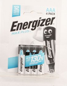Energizer Aaa 1,5v Battery - Lr03 E303320601 Max Plus Micro (aaa) Chp 4 Pieces Energizer Aaa 1,5v Battery - Lr03 E303320601 Max Plus Micro (aaa) Chp 4 Pieces