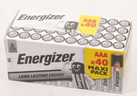 Energizer Aaa 1,5v Battery - E304397700 Everyday Micro (aaa) Dp 40 Stuck Energizer Aaa 1,5v Battery - E304397700 Everyday Micro (aaa) Dp 40 Stuck