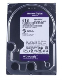 Western Digital Internal Hdd Drive - Wd64purz Wd Purple 6tb Sata Hdd 8 9cm 3 5inch Internal 256mb Cache