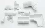D Line Cable Cover - D-16-08 White Kit 16-8 Adaptor Set White