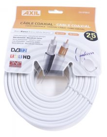 Engel Cable/plugs/adapter - Ca0728e Coaxial Lead 25m 19vatc White Engel Cable/plugs/adapter - Ca0728e Coaxial Lead 25m 19vatc White