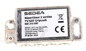 Sedea Aerial Distributor 2-way - 213200 2-way Distributor With Coax Screw Connections Sedea Aerial Distributor 2-way - 213200 2-way Distributor With Coax Screw Connections