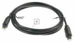 Compatible Optical Fibre Connectors - Optical Cable - Lead (Ø=4 0mm) 1 5m Toslink-toslink