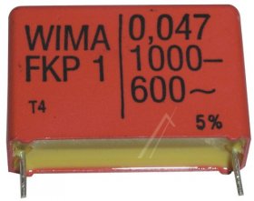 Wima Fkp1 Pulse Capacitor - 0 047uf-1000v Fkp1o124706b00mssd Fkp1 Impulse Capacitor Rm27 5 Wima Fkp1 Pulse Capacitor - 0 047uf-1000v Fkp1o124706b00mssd Fkp1 Impulse Capacitor Rm27 5