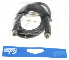 Fuba Black Sat Connecting Cable - Ffs 150 F-anschlußkabel, 1,50m, Schwarz