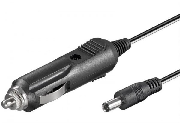 Goobay Car Power Supply For Notebook - Kfz - Auto Car Cigarette Lighter, 12-24v Plug 5,5 X 2,1 Mm