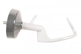 Kneader Hook - Kw712204 Dough Hook Assembly - Aluminium - Non-bayonet Hub & Old Circ [Delonghi]