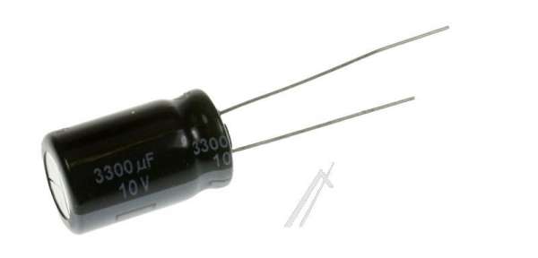 Panasonic 10v Radial Electrolytic 105 De - 3300uf-10v Elko Radial Pan Capacitor 105° 12,5x20mm