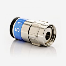 Fuba F-plug - Ovz 027 Push-on F-plug 4,8 Mm