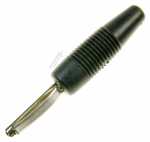 Banana Plug - Von20 Banana Plug Fastenable Black