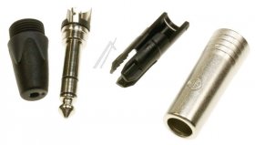 Neutrik Mono Jack Plug - Connector Jack Plug, 6.35mm, 3-pin