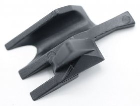 Housing - 1525396204 Side Plate Black Right [Electrolux Aeg]