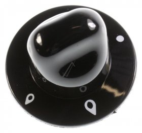 Button - C00039882 482000026398 Skirt Base (tap Knob) - Black [Whirlpool Indesit]