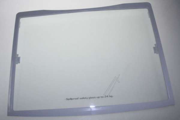 Haier Glass Panel - 0060810246 49053659 Glass Shelf With Plastic Frame For Wine