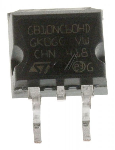 Stmicroelectronics Transistors - N-channel Igbt 600v 10a D2-pak - Gb10nc60hd