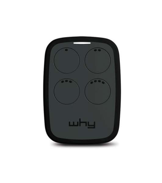 Garage Remote Control - Why Evo Universal-remote, 4 Channels, Bk-bk