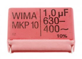 Wima Pulse Capacitors - 1,0uf-630vdc Mkp10 Pulse Capacitor Rm=37,5mm Wima Pulse Capacitors - 1,0uf-630vdc Mkp10 Pulse Capacitor Rm=37,5mm