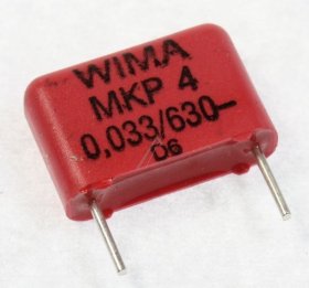 Wima Foil Capacitor - 0,033uf-630v Mkp4-kondensator Rm=10mm -rohs-konform- Wima Foil Capacitor - 0,033uf-630v Mkp4-kondensator Rm=10mm -rohs-konform-